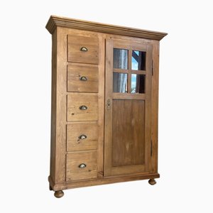 Antique Biedermeier Bread Cabinet