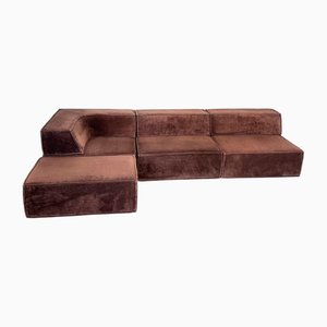 Braunes Trio Sofa von Cor, 4 . Set