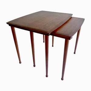 Dänische Vintage Satztische von Moebel Intarsia, 2er Set