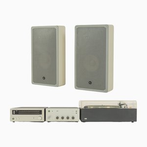 Sistema Hi-Fi CSV 250 de Braun, años 70. Juego de 5