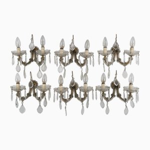 Appliques Maria Teresa, Italie, 1940s, Set de 6