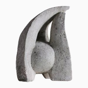 Brutalistische abstrakte biomorphe Skulptur, 1960er, Beton