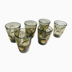 Bicchieri Tequila in vetro di Murano di Mariana Iskra per Ribes Studio, 2004, set di 6