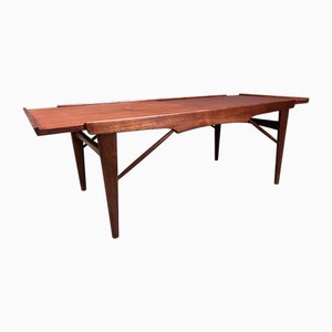 Mid-Century Extendable Coffee Table in Teak, 1960s