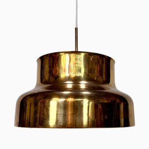 Brutalistische Bumling Hängelampe aus Messing von Anders Pehrson für Ateljé Lyktan, Schweden, 1960er