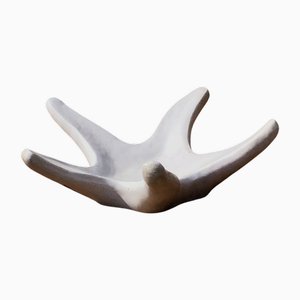 Sea Star Keramik Tablett von Marcel Guillot für Vallauris, Frankreich, 1950er