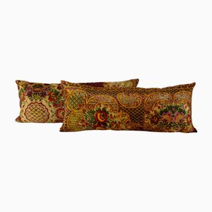 Housses de Coussin Floral en Velours, Set de 2