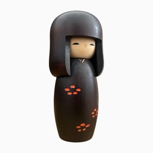 Vintage Kokeshi Sakura von Usaburo, 1980er