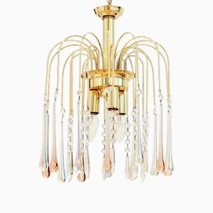 Lustre Cascade en Verre de Murano, Italie, 1970s