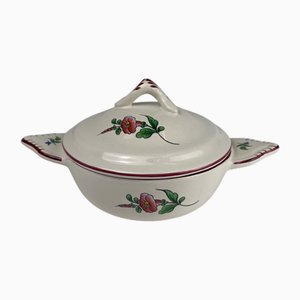 Bol Réverbère avec Oreille et Couvercle de KG Luneville, 1950s
