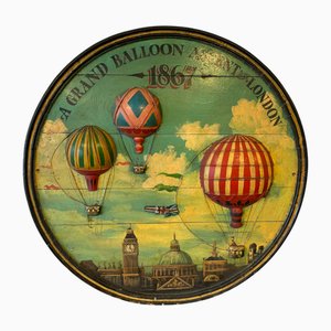 Round Wooden Wall Panel, 1867