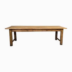 Large English Farmhouse Refectory Table, 1880s