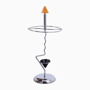 Porte-Parapluie Postmoderne en Chrome, 1980s