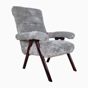 Sedia reclinabile Mid-Century, 1954