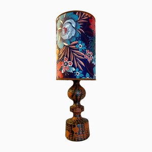 Lampe Fat Lava avec Décor Ankara de Carstens Tönnieshof, 1960s