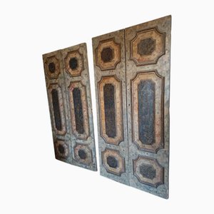 Antique Lacquered Doors, Set of 2