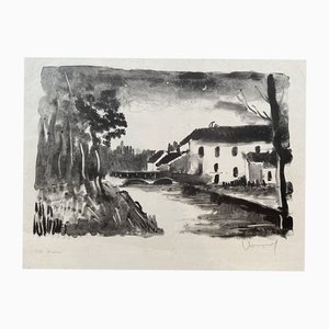 Maurice De Vlaminck, The Mill on the Naze, 1924, Lithograph
