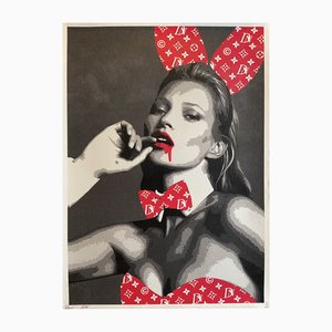 Death NYC, Kate Moss Red, 2015, Impresión