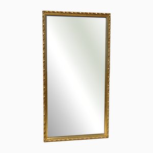 Miroir en Bois et Stuc Doré, 1950s