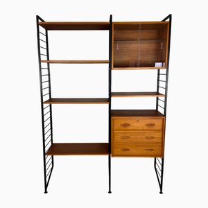 Modulares Vintage Wandregal von Ladderax, 1960er