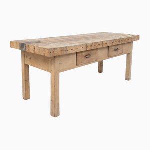 Ceppo da macellaio in faggio, anni '30