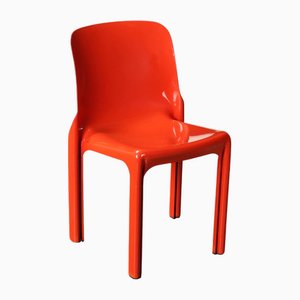 Vintage Italian Selene Chair from Artemide, 1970s