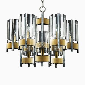 Lampadario Hurricane Mid-Century di Gaetano Sciolari