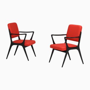 Fauteuils S5 attribués à Alfred Hendrickx pour Belform, Belgique, 1950s, Set de 2