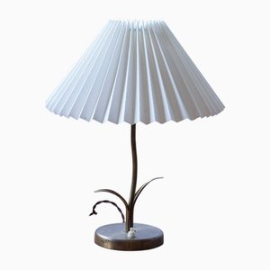 Moderne Dänische Tischlampe aus organischem Blatt, 1940er