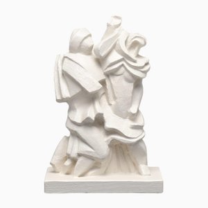 Jan Keustermans, Abstrakte Skulptur, 1990er, Gips