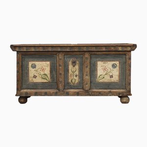 Painted Folk Art Bridal Chest