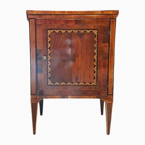 Louis XVI Inlaid Lombardy Bedside Table