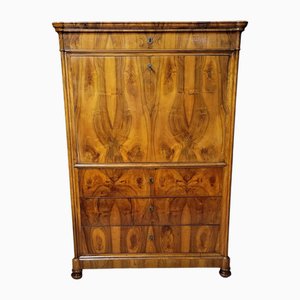 Charles X Secretary in Blond Mahogany, 1820s-1830s