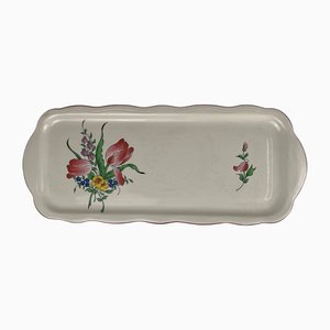 Piatto da torta Réverbère di KG Luneville, anni '50