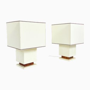 Lámparas de mesa Art Déco, años 30. Juego de 2