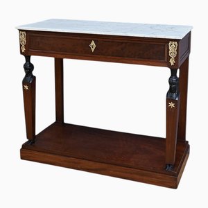 Empire Retour d’Égypte Console in Mahogany, Early 19th Century