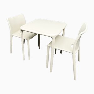 Air Chair and Table by Jasper Morrison for Magis, Italy, 2000s, Set of 3