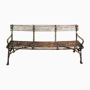 Antique Grassin Arras Garden Bench, 1870