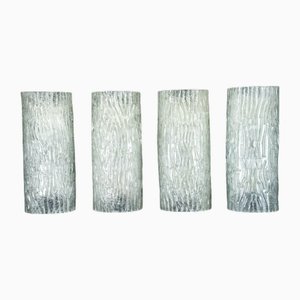 Corteccia Wall Sconces by Toni Zuccheri for Venini, 1960s, Set of 4