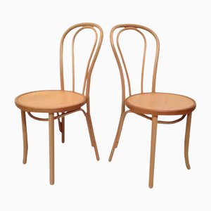 Chaises en Bois Courbé, Set de 2