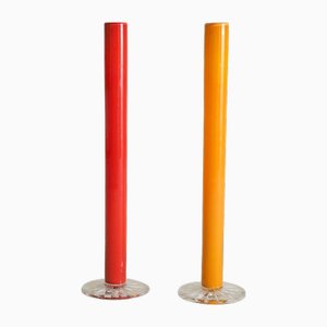Tall Vases by Anne Nilsson for Orrefors, Set of 2