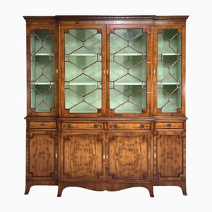 Meuble Vitrine en Loupe de Bois