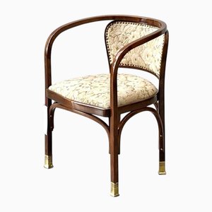 Fauteuil Modèle 715 par Gustav Siegel pour J. & J. Kohn, Vienna, Austria, 1899