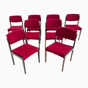 Danish Modern Rosewood Dining Chairs by H. W. Klein for Bramin, 1960s, Set of 8