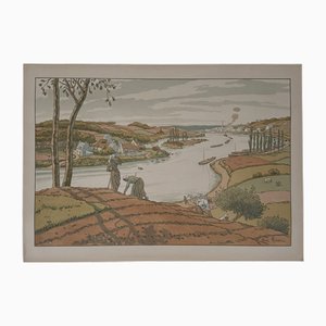 Henri Rivière, Les Aspects de la Nature: Le Fleuve, Lithograph