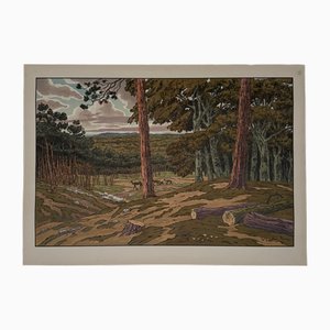 Henri Rivière, Les Aspects de la Nature: La Forêt, Lithograph