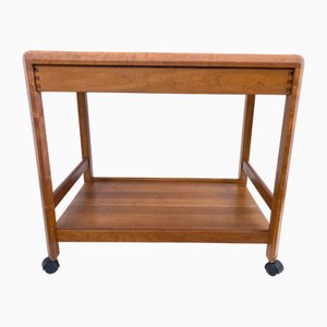 Chariot de Bar en Teck par Aksel Kjersgaard, Danemark, 1960s