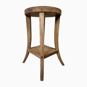 Round Wooden Side Table