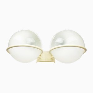 White Metal Model 238/2 Wall Light by Gino Sarfatti for Arteluce, 1960s