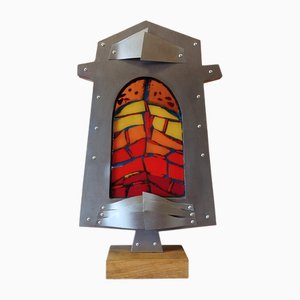 Tiberra Narcis Teodoreanu, Scultura medievale, 2020, Vetro e metallo